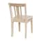International Concepts Rectangle Set of 2 San Remo Juvenile Chairs, 13.2 in W, 16 in L, 26 in H, Wood, Unfinished CC-105P - alternate 5